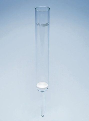 Pyrex<sup>?</sup> Filter funnel cylindrical, with sintered glass disc