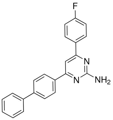 4-[1,1-Biphenyl]-4-yl-6-(4-fluorophenyl)-2-pyrimidinamine