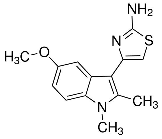 4-(5-Methoxy-1,2-dimethyl-1<i>H</i>-indol-3-yl)-1,3-thiazol-2-amine