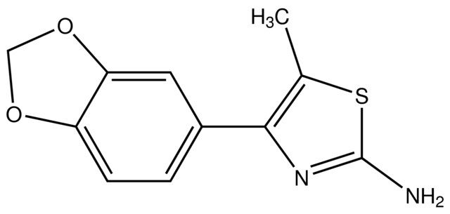 4-(Benzo[<i>d</i>][1,3]dioxol-5-yl)-5-methylthiazol-2-amine