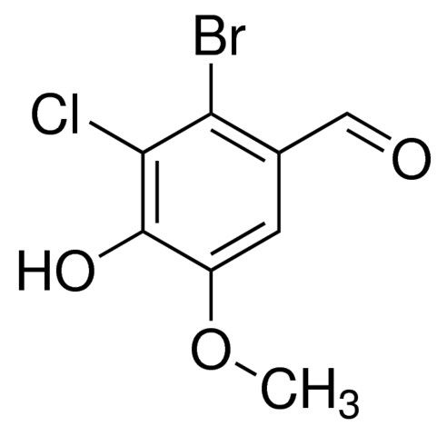 2-Bromo-3-chloro-4-hydroxy-5-methoxybenzaldehyde