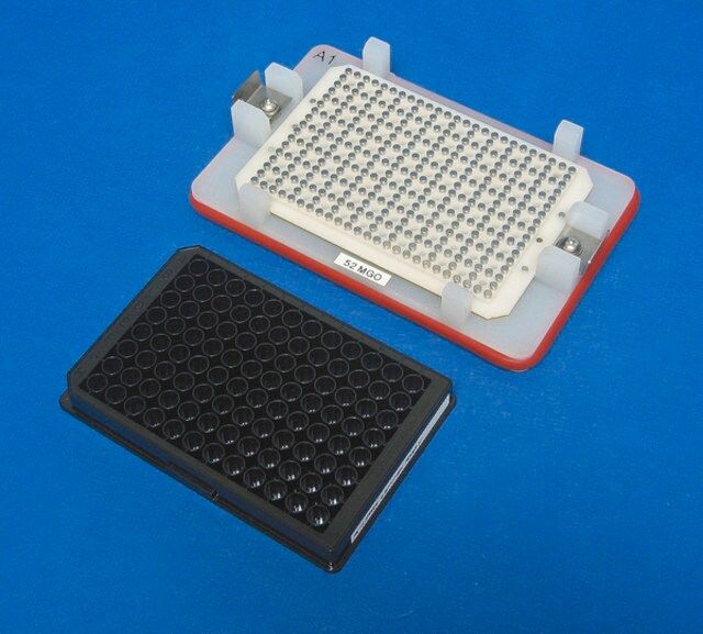 Handheld Magnetic Separator Block for 96 Well Flat Bottom Plates or 96 Well Conical Well Plates