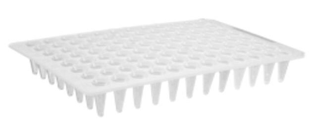 PCR microplate with flat top