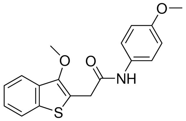 2-(3-METHOXY-1-BENZOTHIEN-2-YL)-N-(4-METHOXYPHENYL)ACETAMIDE