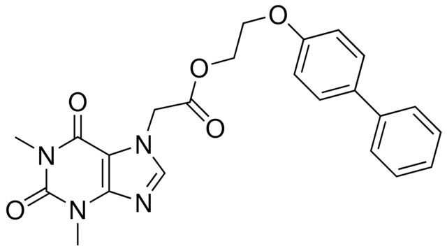 2-([1,1'-BIPHENYL]-4-YLOXY)ETHYL (1,3-DIMETHYL-2,6-DIOXO-1,2,3,6-TETRAHYDRO-7H-PURIN-7-YL)ACETATE