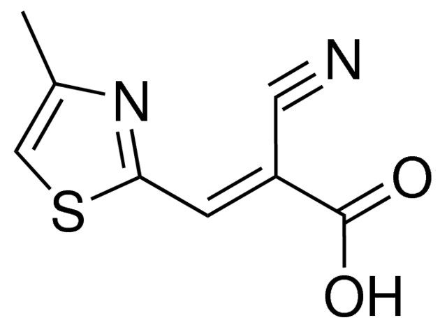 2-CYANO-3-(4-METHYL-1,3-THIAZOL-2-YL)-2-PROPENOIC ACID