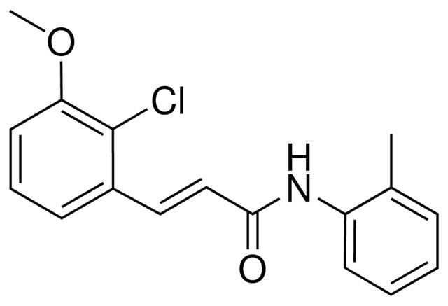 3-(2-CHLORO-3-METHOXYPHENYL)-N-(2-METHYLPHENYL)-2-PROPENAMIDE