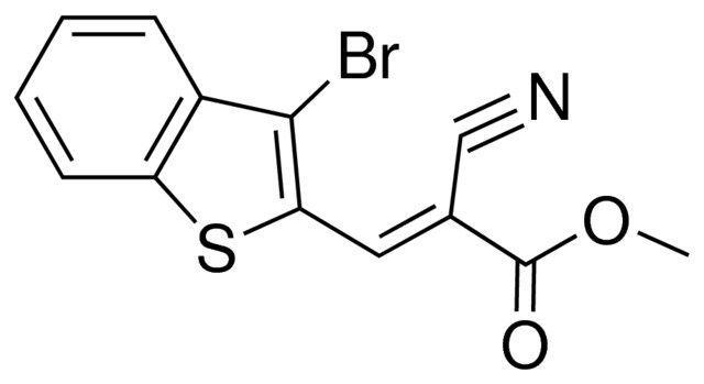 METHYL 3-(3-BROMO-1-BENZOTHIEN-2-YL)-2-CYANO-2-PROPENOATE