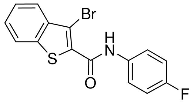 3-BROMO-N-(4-FLUOROPHENYL)-1-BENZOTHIOPHENE-2-CARBOXAMIDE