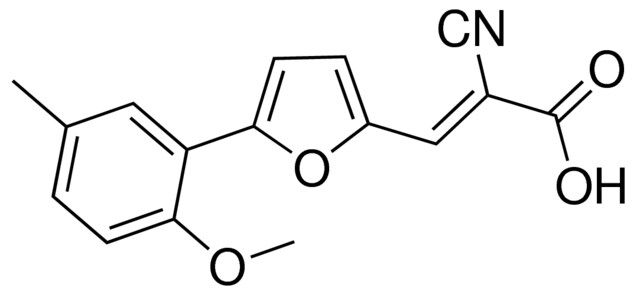 2-CYANO-3-(5-(2-METHOXY-5-METHYLPHENYL)-2-FURYL)-2-PROPENOIC ACID