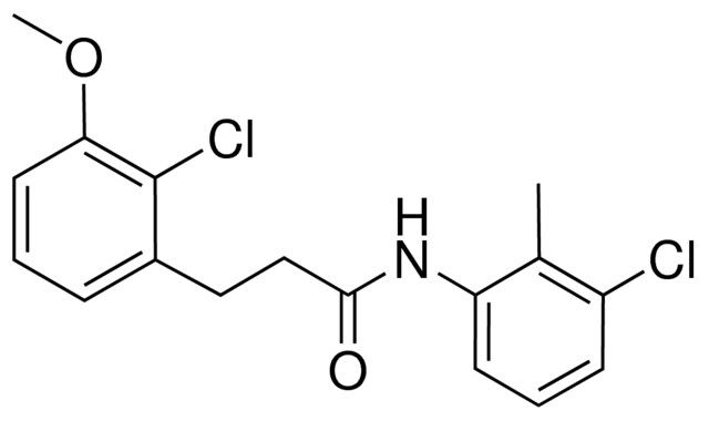 3-(2-CHLORO-3-METHOXYPHENYL)-N-(3-CHLORO-2-METHYLPHENYL)PROPANAMIDE