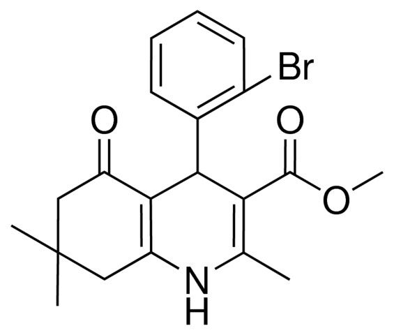 METHYL 4-(2-BROMOPHENYL)-2,7,7-TRIMETHYL-5-OXO-1,4,5,6,7,8-HEXAHYDRO-3-QUINOLINECARBOXYLATE