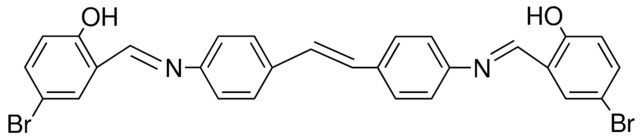 4-BROMO-2-[(E)-({4-[(E)-2-(4-{[(E)-(5-BROMO-2-HYDROXYPHENYL)METHYLIDENE]AMINO}PHENYL)ETHENYL]PHENYL}IMINO)METHYL]PHENOL