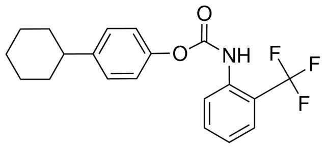 4-CYCLOHEXYLPHENYL N-(2-(TRIFLUOROMETHYL)PHENYL)CARBAMATE