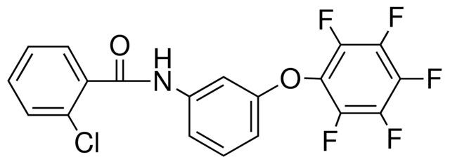 2-CHLORO-N-(3-(2,3,4,5,6-PENTAFLUORO-PHENOXY)-PHENYL)-BENZAMIDE