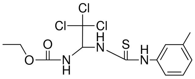 (2,2,2-TRICHLORO-1-(3-M-TOLYL-THIOUREIDO)-ETHYL)-CARBAMIC ACID ETHYL ESTER