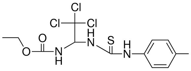 (2,2,2-TRICHLORO-1-(3-P-TOLYL-THIOUREIDO)-ETHYL)-CARBAMIC ACID ETHYL ESTER