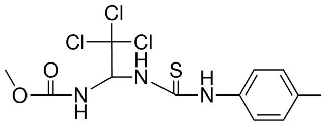 (2,2,2-TRICHLORO-1-(3-P-TOLYL-THIOUREIDO)-ETHYL)-CARBAMIC ACID METHYL ESTER