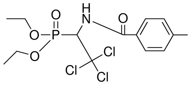 (2,2,2-TRICHLORO-1-(4-METHYL-BENZOYLAMINO)-ETHYL)-PHOSPHONIC ACID DIETHYL ESTER