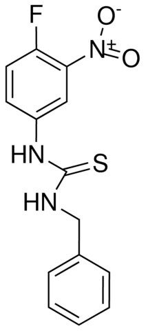 1-BENZYL-3-(4-FLUORO-3-NITROPHENYL)-2-THIOUREA