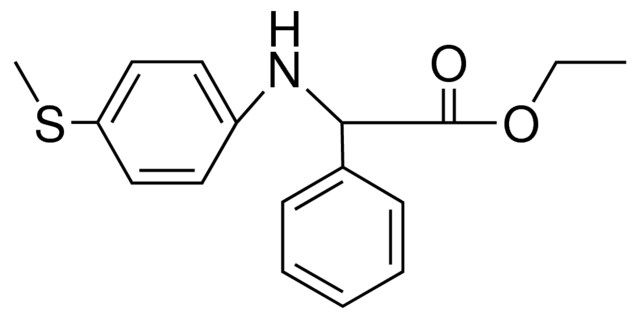 N-(4-(METHYLTHIO)PHENYL)-2-PHENYLGLYCINE ETHYL ESTER