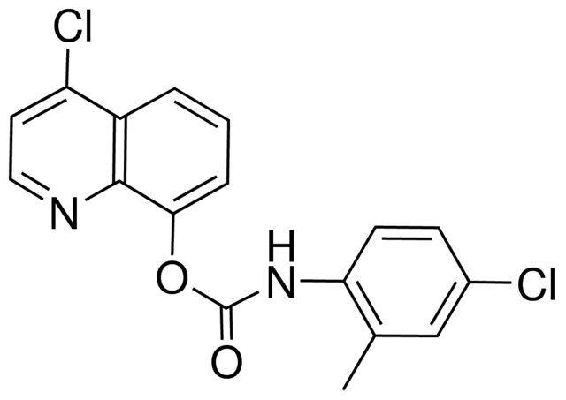 4-CHLORO-8-QUINOLYL N-(4-CHLORO-2-METHYLPHENYL)CARBAMATE