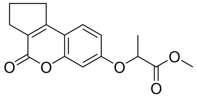 2-(4-OXO-1,2,3,4-4H-CYCLOPENTA(C)CHROMEN-7-YLOXY)-PROPIONIC ACID METHYL ESTER