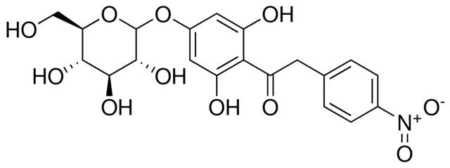 1-(2,6-DIHYDROXY-4-(GLUCOPYRANOSYL)-PHENYL)-2-(4-NITRO-PHENYL)-ETHANONE