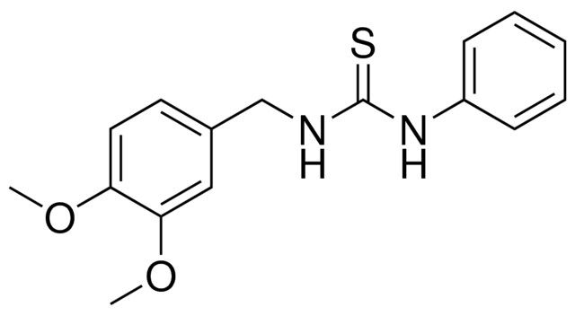 1-(3,4-DIMETHOXY-BENZYL)-3-PHENYL-THIOUREA