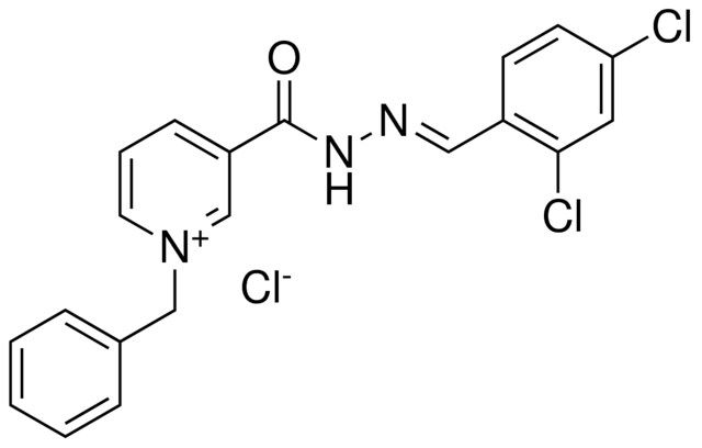 1-BENZYL-3-(2,4-DICHLORO-BENZYLIDENE-HYDRAZINOCARBONYL)-PYRIDINIUM, CHLORIDE