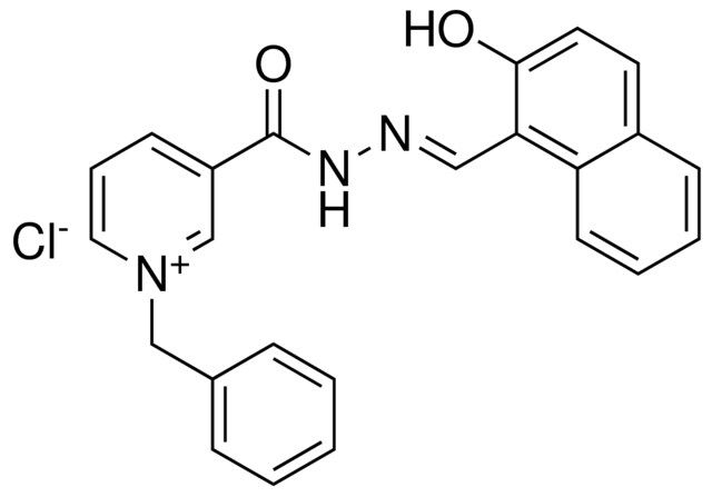 1-BENZYL-3-(2-HO-NAPHTHALEN-1-YLMETHYLENE-HYDRAZINOCARBONYL)-PYRIDINIUM, CL