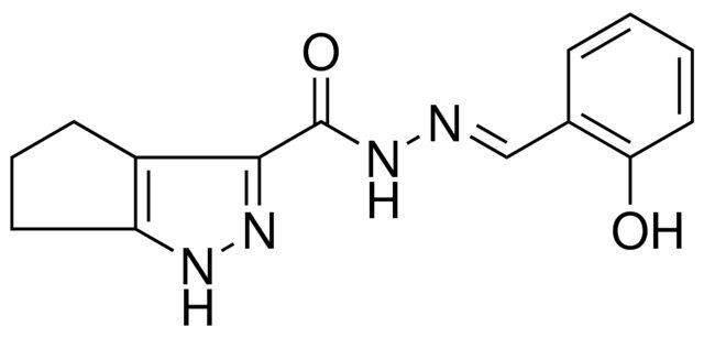 1,4,5,6-4H-CYCLOPENTAPYRAZOLE-3-CARBOXYLIC ACID (2-HO-BENZYLIDENE)-HYDRAZIDE