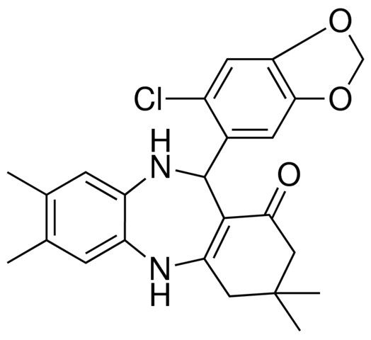 11-(6-CHLORO-1,3-BENZODIOXOL-5-YL)-3,3,7,8-TETRAMETHYL-2,3,4,5,10,11-HEXAHYDRO-1H-DIBENZO[B,E][1,4]DIAZEPIN-1-ONE