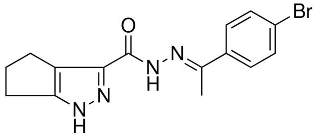 1,4,5,6-4H-CYCLOPENTAPYRAZOLE-3-CARBOXYLIC ACID (1(4-BR-PH)-ETHYLIDENE)HYDRAZIDE