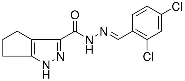 1,4,5,6-4H-CYCLOPENTAPYRAZOLE-3-CARBOXYLIC ACID (2,4-DI-CL-BENZYLIDENE)HYDRAZIDE