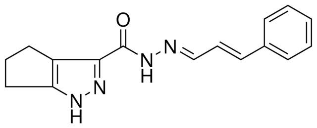 1,4,5,6-4H-CYCLOPENTAPYRAZOLE-3-CARBOXYLIC ACID (3-PHENYL-ALLYLIDENE)-HYDRAZIDE