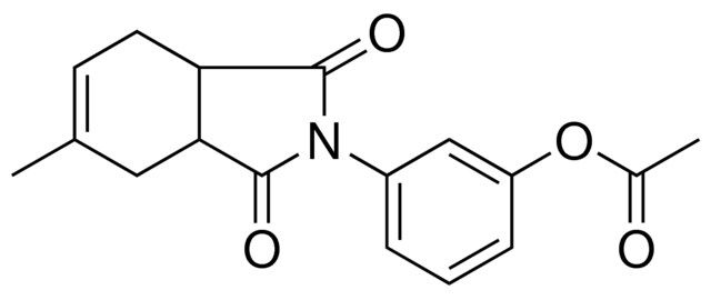 ACETIC ACID 3-(5-ME-1,3-DIOXO-1,3,3A,4,7,7A-HEXAHYDRO-ISOINDOL-2-YL)-PH ESTER