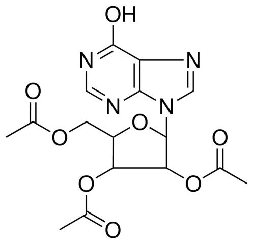 ACETIC ACID 3,4-DIACETOXY-5-(6-HO-PURIN-9-YL)-TETRAHYDRO-FURAN-2-YLMETHYL ESTER