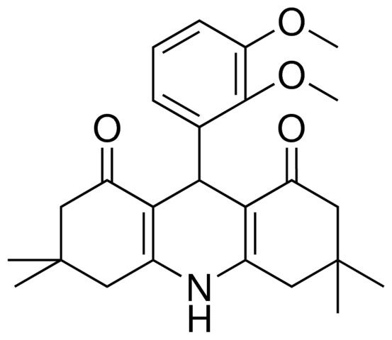 9-(2,3-DIMETHOXYPHENYL)-3,3,6,6-TETRAMETHYL-3,4,6,7,9,10-HEXAHYDRO-1,8(2H,5H)-ACRIDINEDIONE