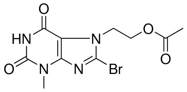 ACETIC ACID 2-(8-BR-3-ME-2,6-DIOXO-1,2,3,6-TETRAHYDRO-PURIN-7-YL)-ETHYL ESTER