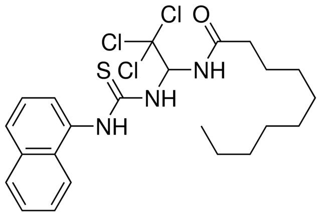 DECANOIC ACID [2,2,2-TRICHLORO-1-(3-NAPHTHALEN-1-YL-THIOUREIDO)-ETHYL]-AMIDE