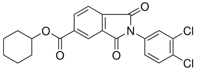 CYCLOHEXYL 2-(3,4-DICHLOROPHENYL)-1,3-DIOXO-5-ISOINDOLINECARBOXYLATE