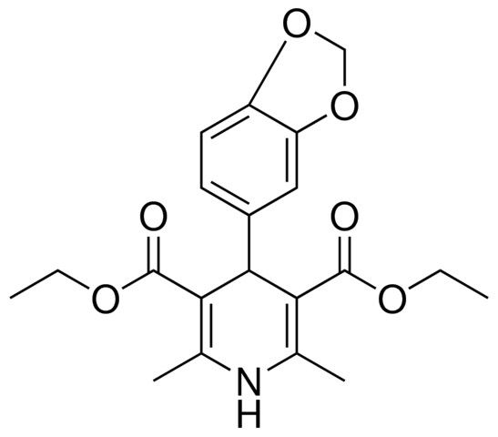 DIETHYL 4-(1,3-BENZODIOXOL-5-YL)-2,6-DIMETHYL-1,4-DIHYDRO-3,5-PYRIDINEDICARBOXYLATE