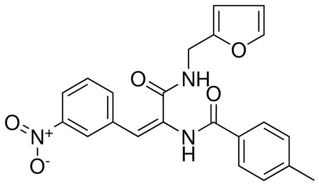 N-(1-((FURAN-2-YLMETHYL)-CARBAMOYL)-2-(3-NITRO-PHENYL)-VINYL)-4-METHYL-BENZAMIDE