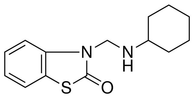 3-CYCLOHEXYLAMINOMETHYL-3H-BENZOTHIAZOL-2-ONE