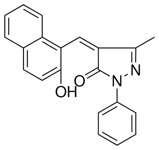 4-(2-HO-NAPHTHALEN-1-YLMETHYLENE)-5-METHYL-2-PHENYL-2,4-DIHYDRO-PYRAZOL-3-ONE