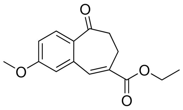 3-METHOXY-9-OXO-8,9-DIHYDRO-7H-BENZOCYCLOHEPTENE-6-CARBOXYLIC ACID ETHYL ESTER