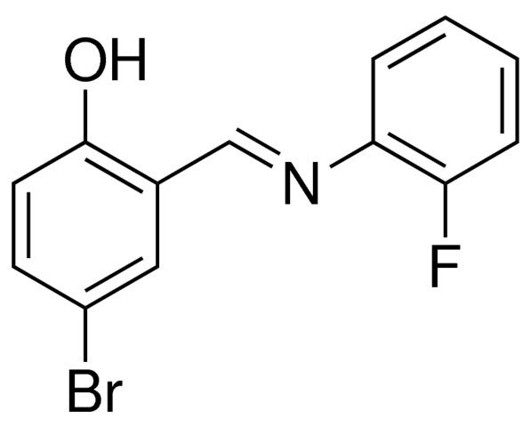 4-BROMO-2-((2-FLUORO-PHENYLIMINO)-METHYL)-PHENOL