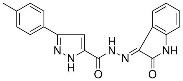 5-P-TOLYL-2H-PYRAZOLE-3-CARBOXYLIC ACID (2-OXO-1,2-2H-INDOL-3-YLIDENE)-HYDRAZIDE