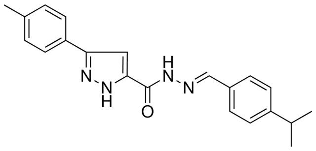 5-P-TOLYL-2H-PYRAZOLE-3-CARBOXYLIC ACID (4-ISOPROPYL-BENZYLIDENE)-HYDRAZIDE